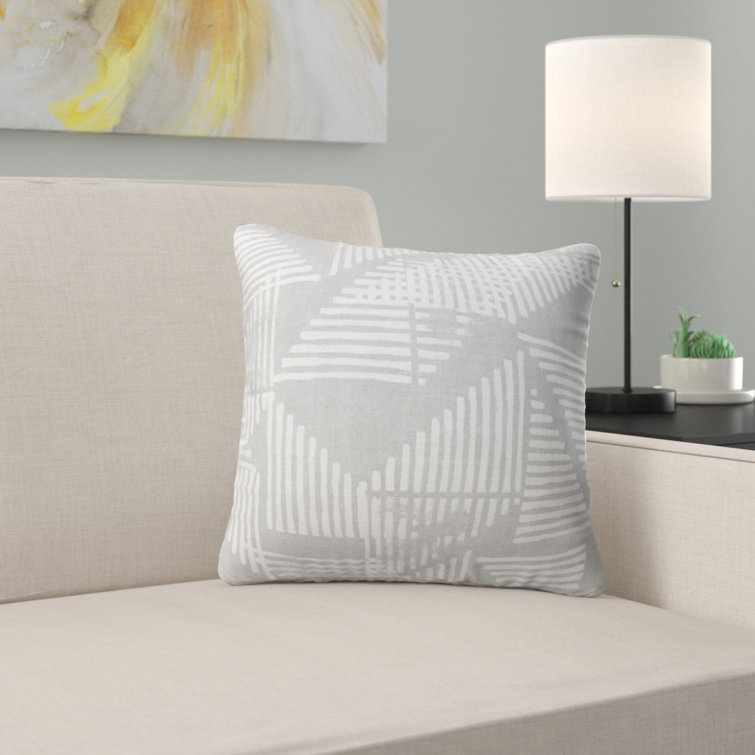 Ebern Designs Hadley Square Cotton Pillow Cover & Insert & Reviews